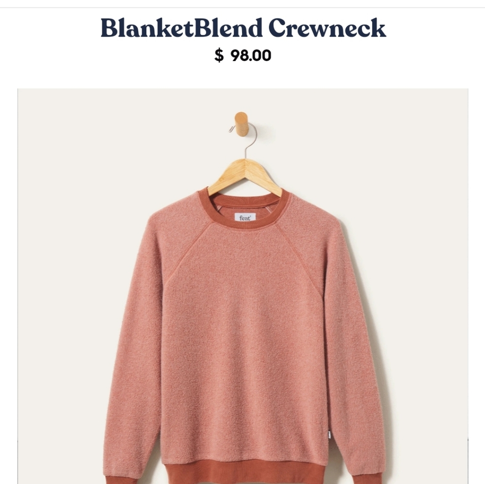 Feat Crewneck Cayenne